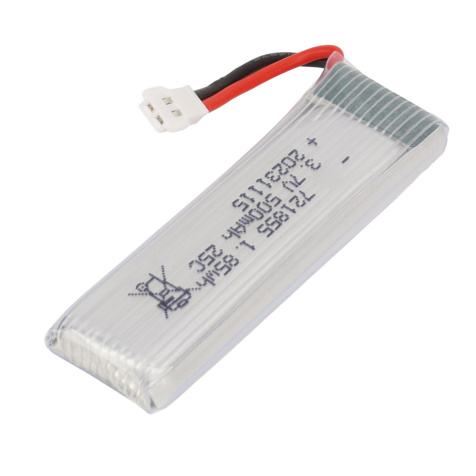 

3.7V 500mAh RC Drone Lithium Battery With XH2.54 Plug 721855 Overcharge Protection RC Drone Battery For Udirc H37