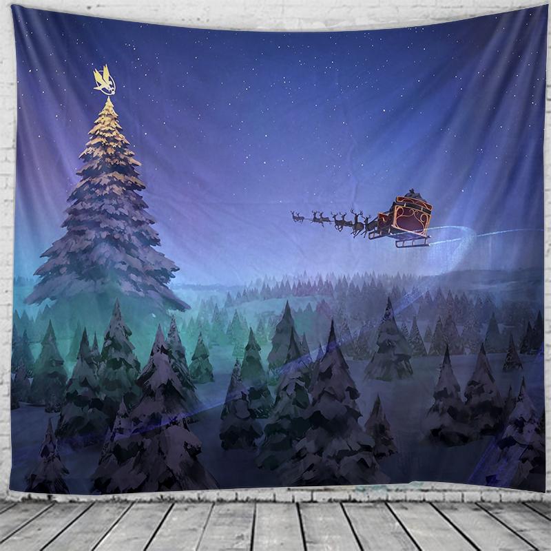 

Рождественский гобелен, настенный гобелен для рождественской вечеринки, рождественский гобелен для спальни, общежития, бара, вечерние украшения, гобелен 100x75cm