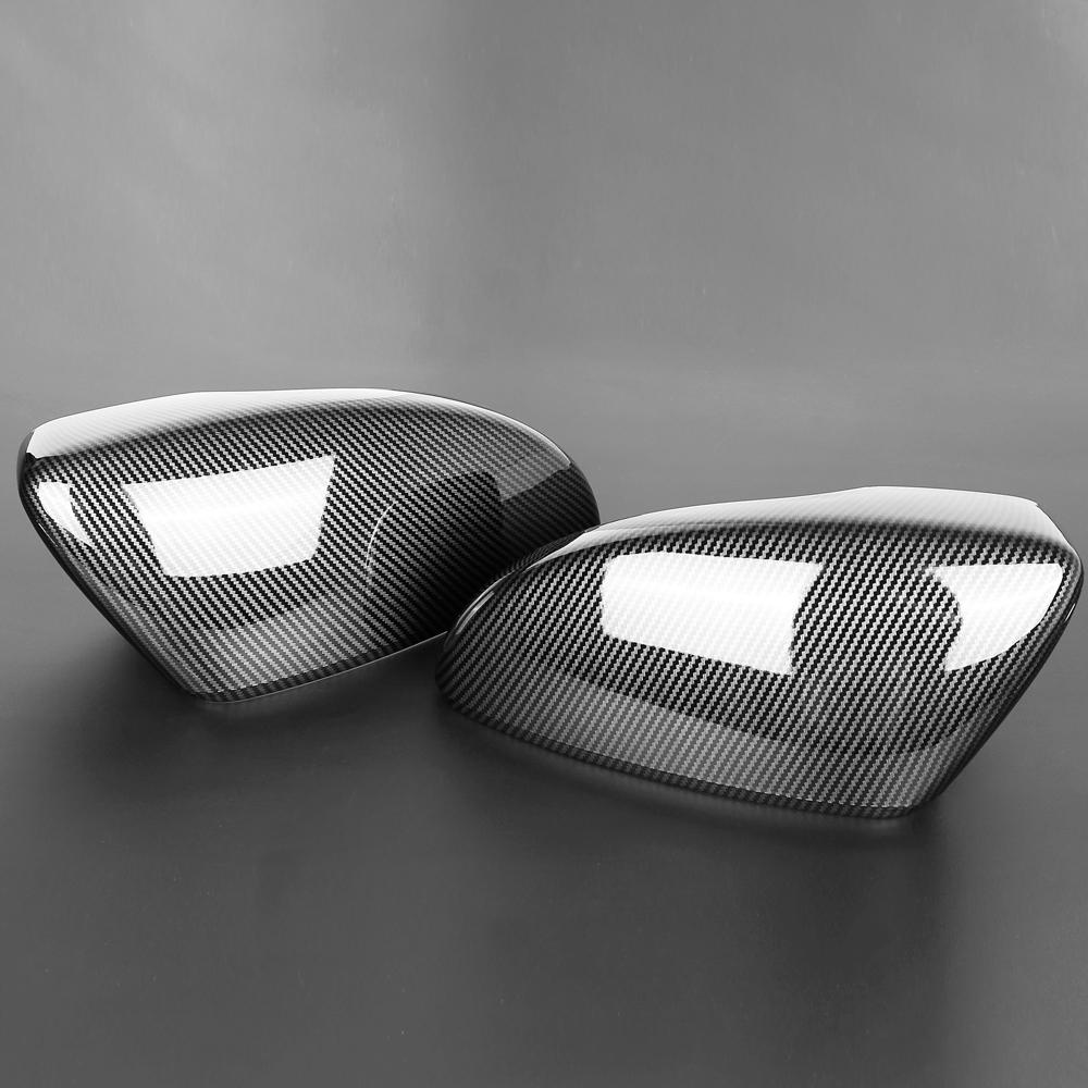 TOPC Hohe Qualität Für Volkswagen VW Käfer CC Eos Passat Jetta Scirocco Vollständiger Ersatz Spiegelabdeckung in Carbonfaser-Optik