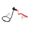 22mm 7 8in Safety Tether Kill Stop Switch for Motorcycle ATV Off Road Vehicles with Tether Lanyard Cord