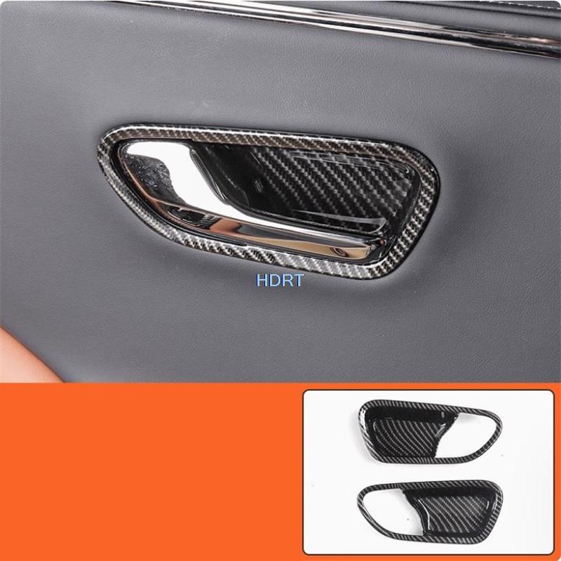 For GAC Aion V 2th 2025 + Car Styling Carbon Fiber Interior Gear Window Control Panel Steering Wheel Rear Air Vent Outlet Cover
