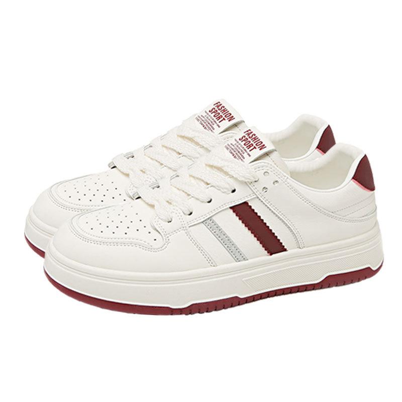 

Кожаная обувь на плоской подошве, белая, детская, весна 2025, новая, легкая, на мягкой подошве, одинарная обувь, повседневная спортивная обувь, кеды 40