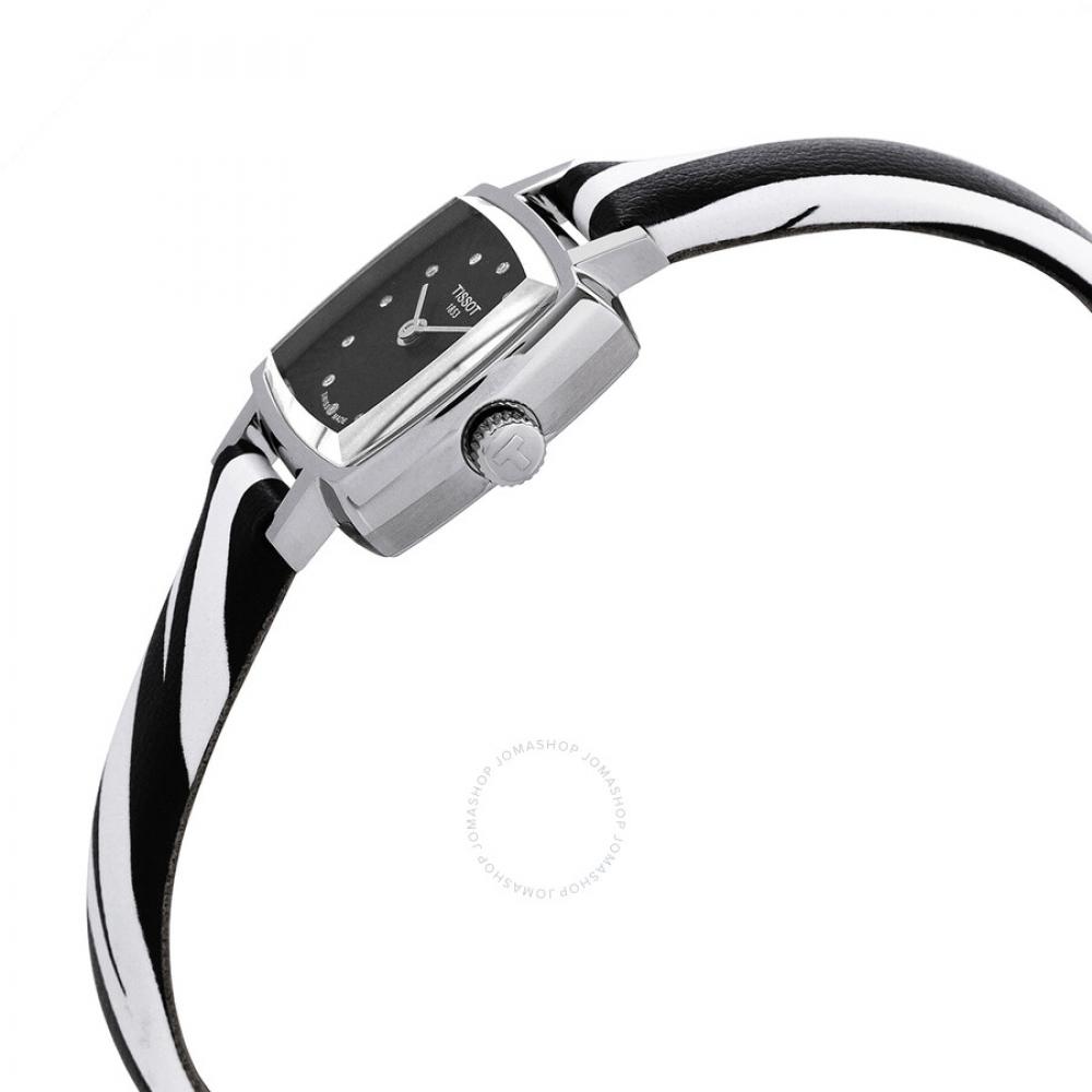 Tissot Lovely Quartz Diamond Black Dial Ladies Watch T058.109.17.056.00