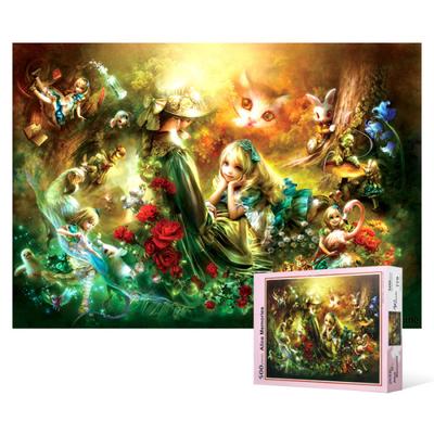 Quebra-cabeça de 500 peças - Alice's Welcome Forest, quebra-cabeça coreano popular