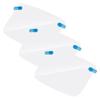 Safety Face Visor Mask Shield Clip On Glasses New Reusable Transparent Mask
