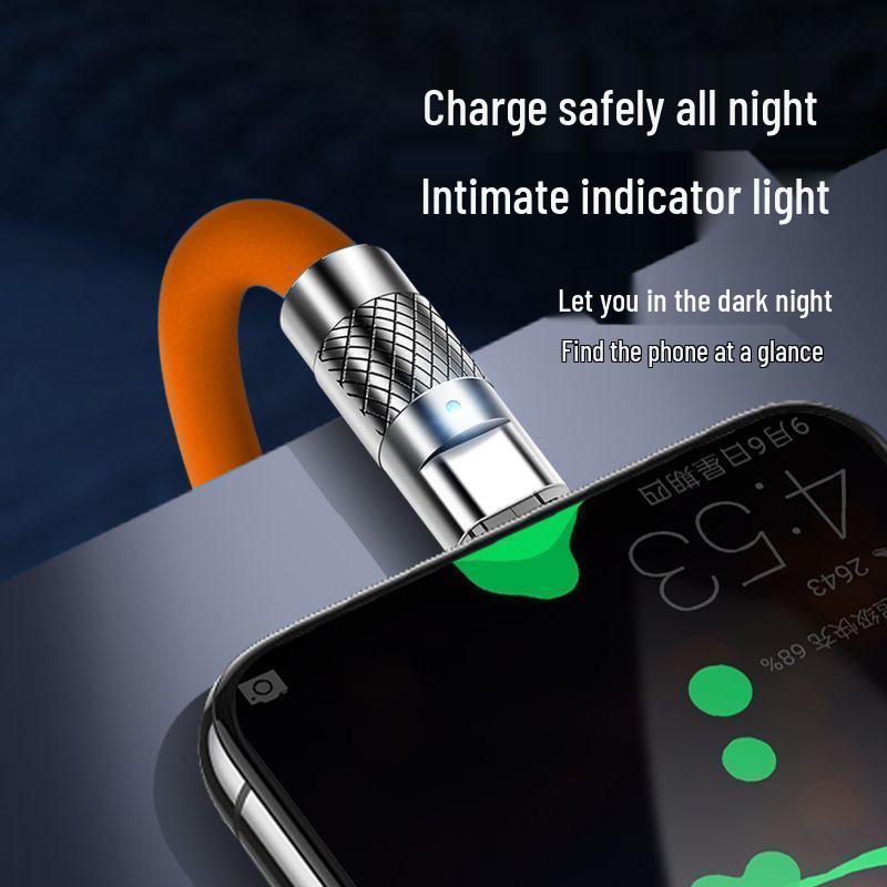Heavy-Duty 120W Super Fast Charging Type-C Cable for Huawei Honor - 6A