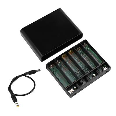 5V 9V 12V Ausgang Powerbank Box für Handy Power Case Tablet 6x 18650 Batterie USV Unterbrechungsfreie Stromversorgung Elektronik Bausatz