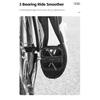 WEST BIKING Carbon Fiber Bicycle Pedals T700 Ultralight Titanium Axle 3 Bearings 2-sided Non-skid Stud MTB Road Bike Accessories
