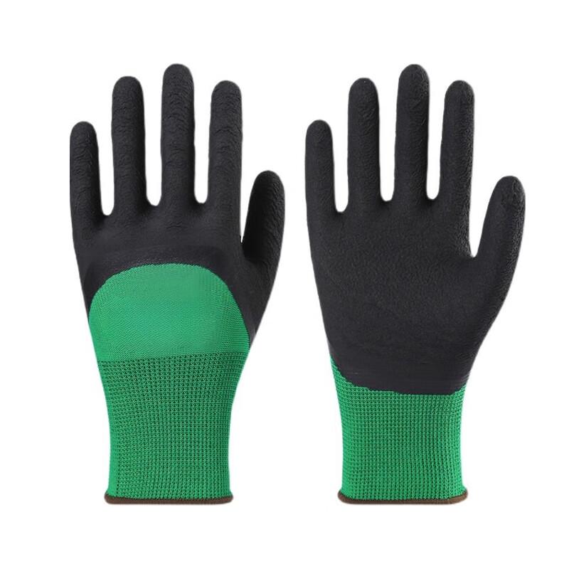 Zhuang Taitai Foamed Latex Work Gloves One Size