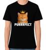 Corona da Gatto Perfetta Regina Unisex T-Shirt Perfetta Divertente Principessa Carina Maglietta