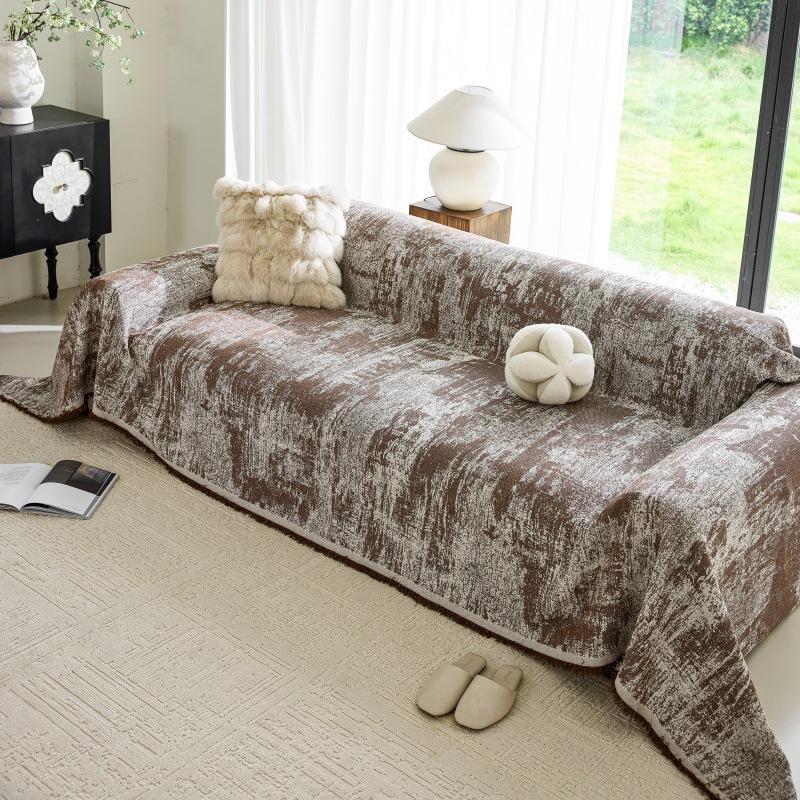 Premium Linen Sofa Cover Universal All Season Full Coverage Sofa Slipcover High Quality Protective Furniture Cover