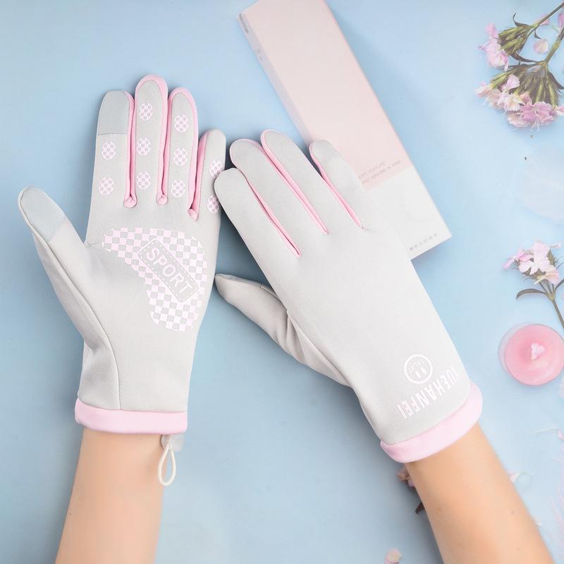 2024 Women's Waterproof Ski Mittens, Fleece-Lined, Warm & Cute, Fingerless for Cycling & Snowboarding