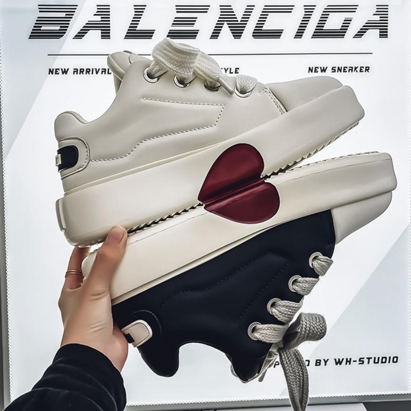 New Men's Women Casual Shoes Chausare Femme 2025 Luxury Brand Non-slip Platform Sneakers Lace-up Soft Board Shoes Zapatos Hombre