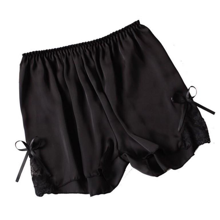 

Летние тонкие защитные брюки, леггинсы, непромокаемые, женские брюки, кружевные, трехточечные, шорты большого размера, можно носить поверх нижнего белья Average size 90-150 чёрный