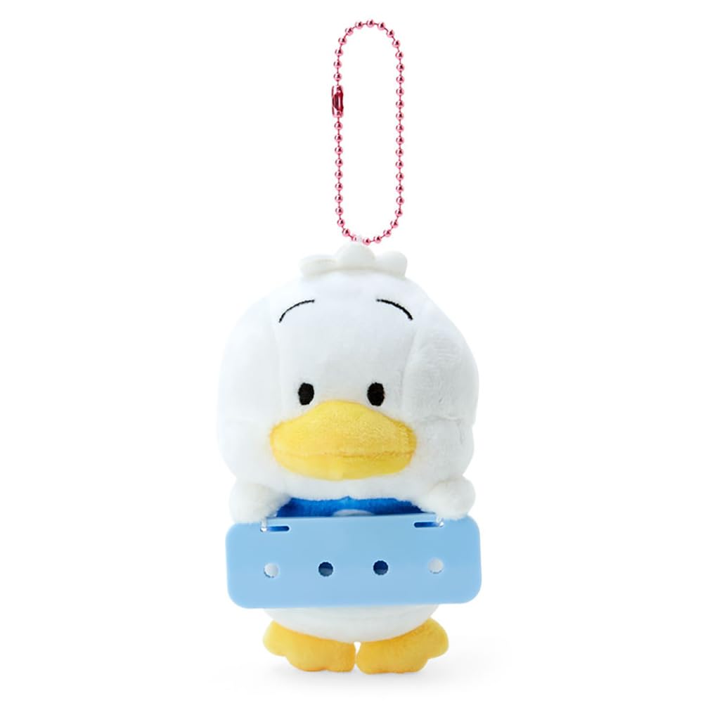 Sanrio Mascot Holder Pekkle the Duck Pekkle AHIRUNOPEKKLE 11 x 7 x 5cm Mai Pachirun Character 979121 SANRIO