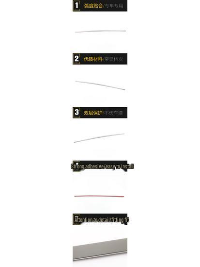 Great Wall 2020 Ora White Cat Hood Trim & Front Lip Bumper Anti-Scratch Sticker