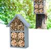 Multi-Tunnel Layout Pollinator Rest Frame Solid Wood Timber Pollinator Housing  Backyard