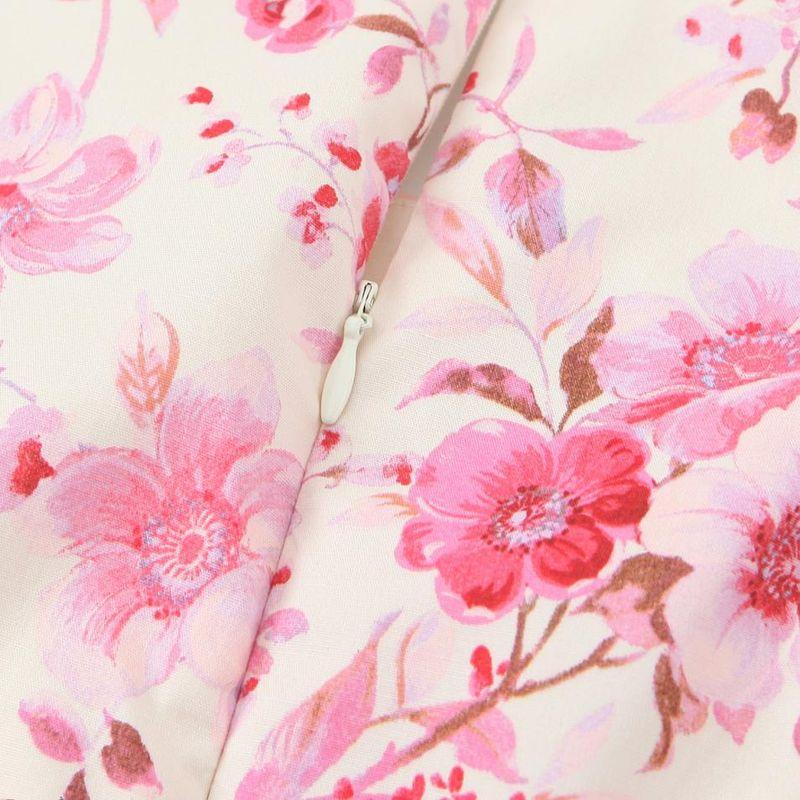 Kaslead New Arrival Women's Clothing Fashion Style Poplin Flower Print Jumpsuit Dress 2542026