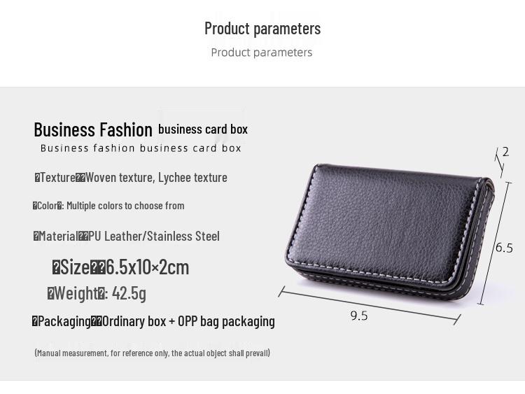 Creative Metal Minimalist Business Card Holder for Men & Women - Customizable Exhibition Gift