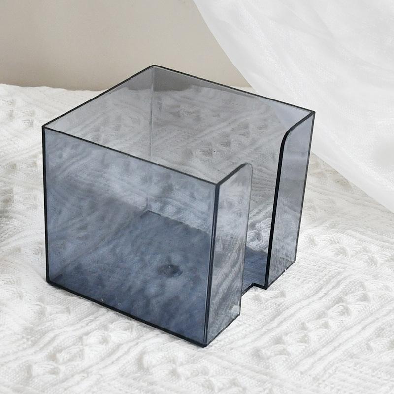 Acrylic Mini Memo Note Pads Box Holder Storage Case Display Stand Dispenser For Home Office School Class