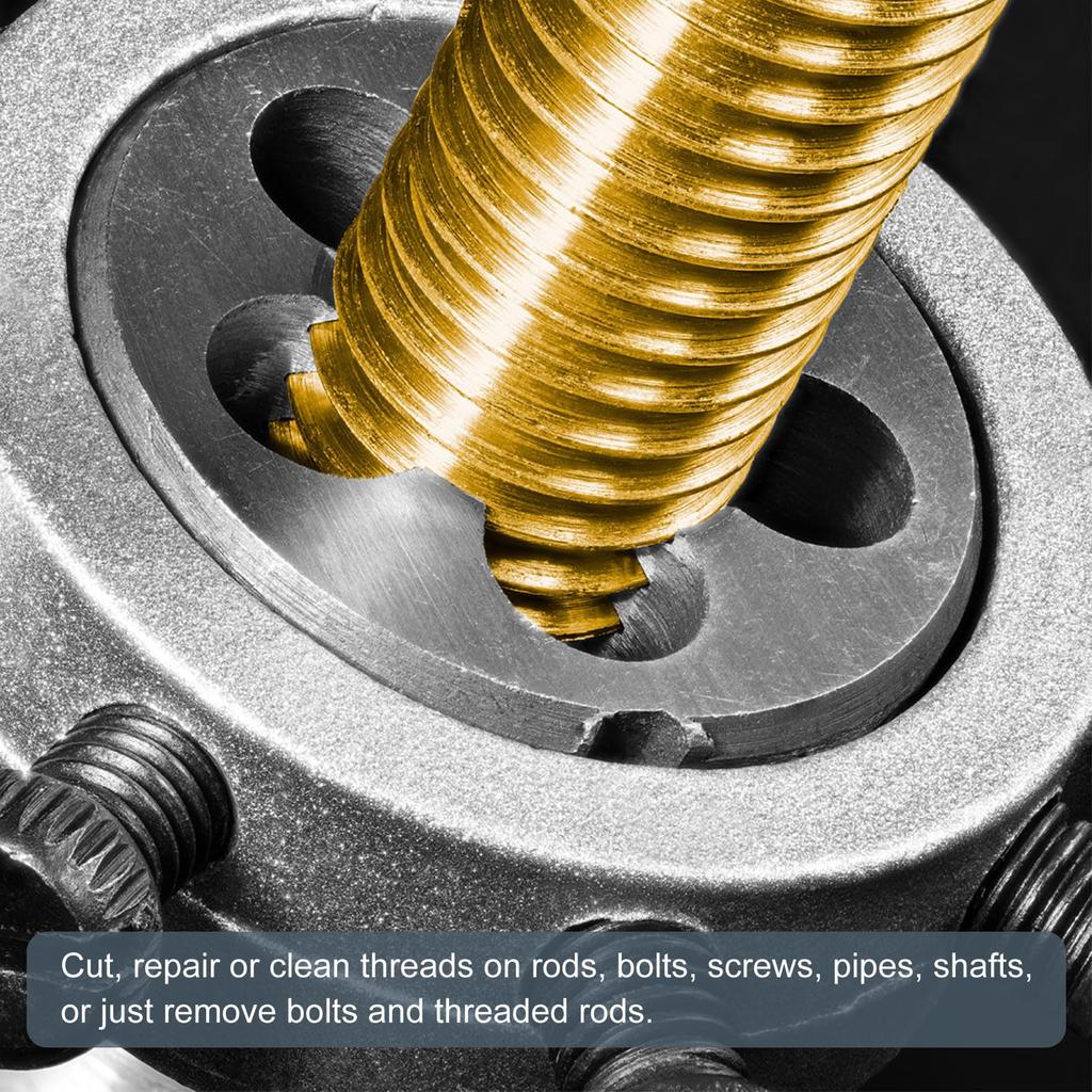 uxcell M27 x Metric Round Dies Machine Thread Right Hand Thread Dies Alloy Steel Thread Cutting Dies 1.5