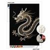 5D DIY Pearl Diamond Painting Kit Majestic Dragon Full Drill Embroidery Mosaic Art Home Wall Decor Gift