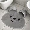 Anti-Slip Foot Massage Bath Mat & Exfoliating Foot Body Scrubber, Soft Towel Bath Rug with Back Brush,