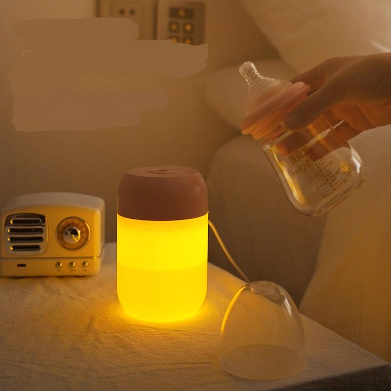 Air Humidifier Ultrasonic Mini Aromatherapy Diffuser Portable Sprayer Usb Essential Oil Atomizer Led Lamp For Home Car