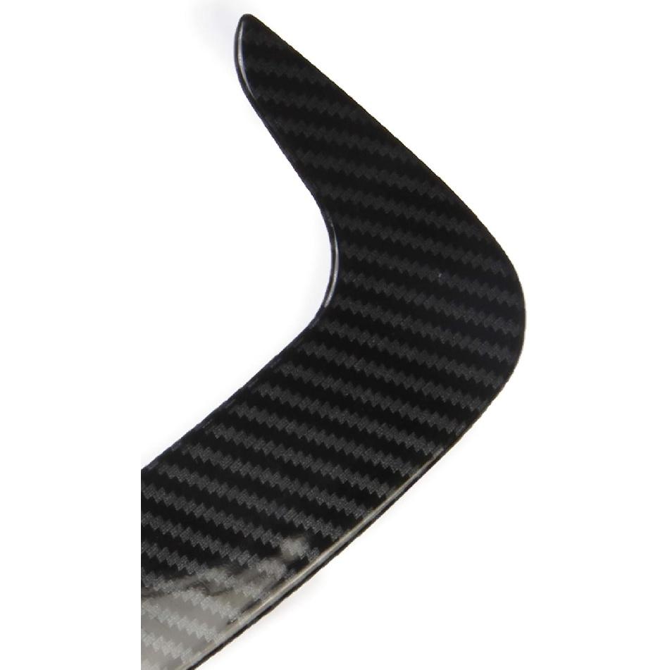 Crosselec Carbon Fiber Rear Bumper Side Fin Air Vent Outlet Flap For Dodge Charger 2015-2021