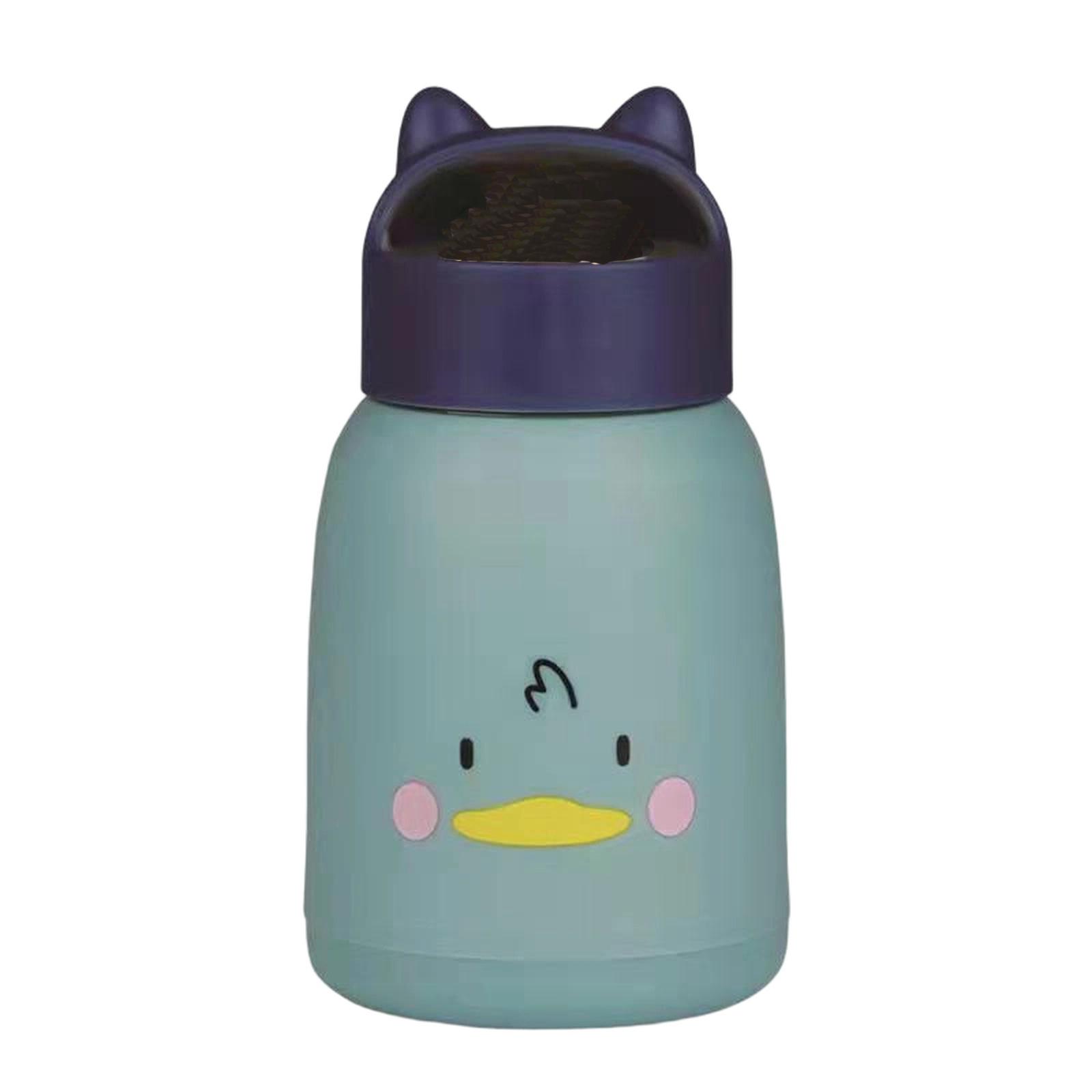 

Cute Cartoon Pet Water Bottle, Korean Portable Cup for Students Kids Daily Use one size синий