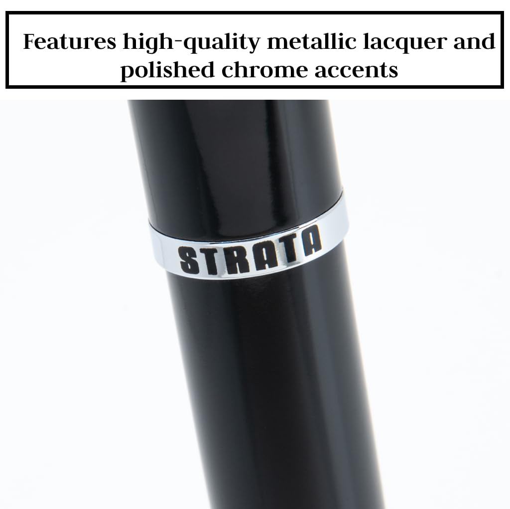 Monteverde Strata Ballpoint 1919748 Pen, Black,