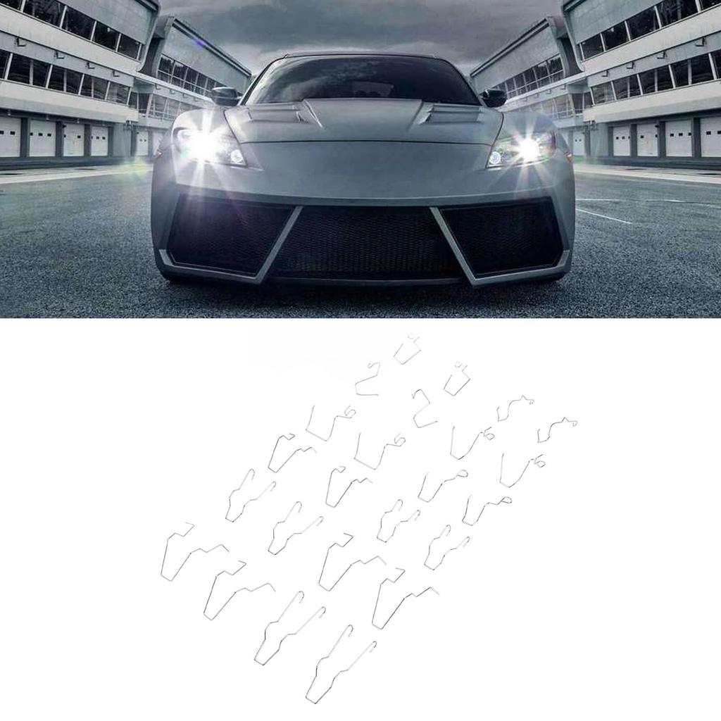 Bulb Retaining Spring Clip Universal Car Headlight Clamp 24 PC-Stainless Steel Compatible Retainer Clip