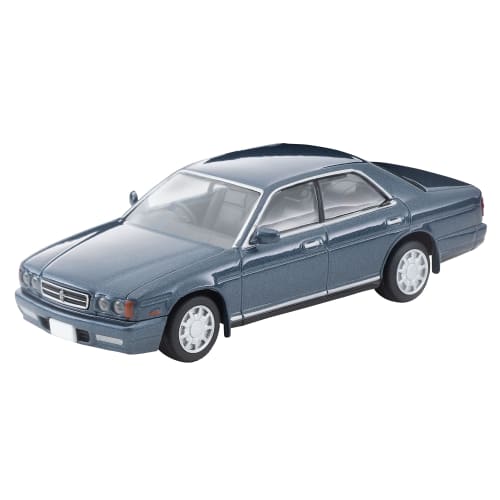 TOMYTEC Tomica Limited Vintage Neo 1/64 Scale LV-N265b Nissan Cedric V30 Twin Cam Gran Turismo SV Grayish Blue 1991 Model (Finished Model)