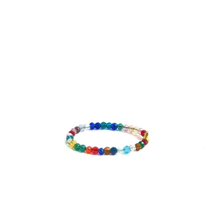 Anello con Pietra Naturale Agata cristallo quarzo zircone 2mm Multisfaccettato Gioielli regali adatti per uomo e donna
