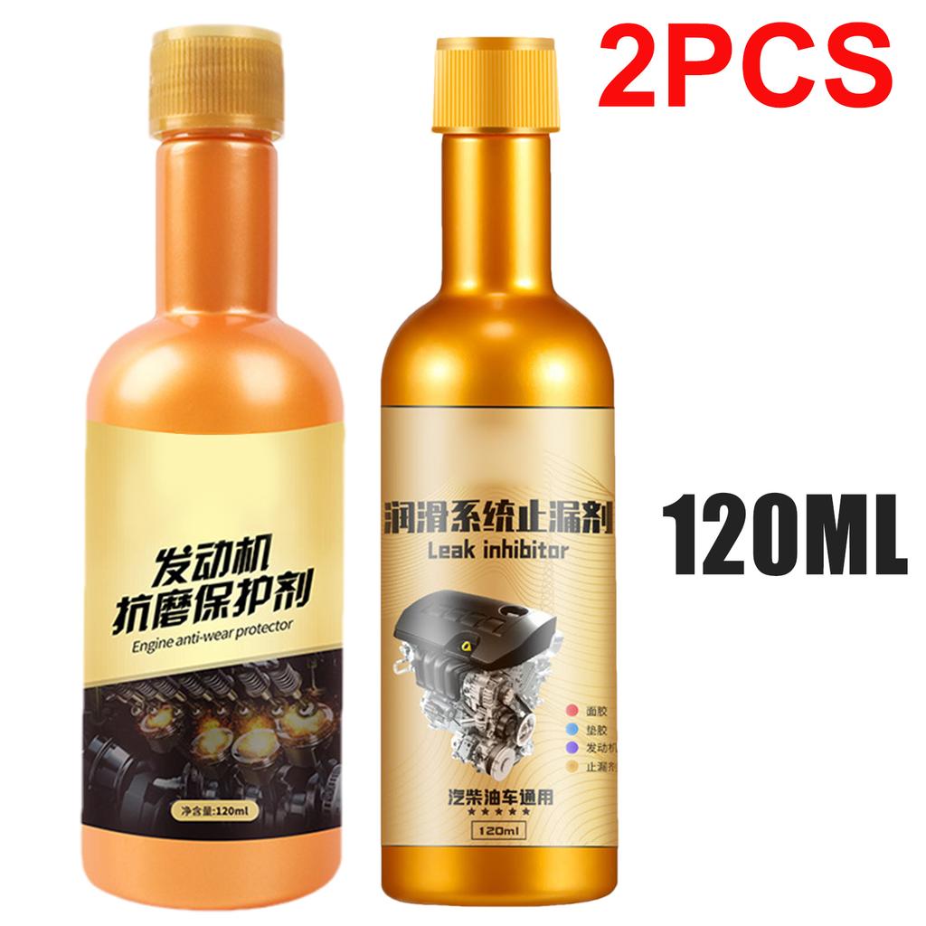 Engine Oil Leak Sealer 120ml Lubrication Motor Oil Additive Stop Leak Sealing Liquid Oil Stop Leak Additive For Car Engine Seal