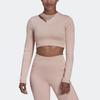 Adidas T Shirts Women's Pink Crew Neck Moderate Other HM3181