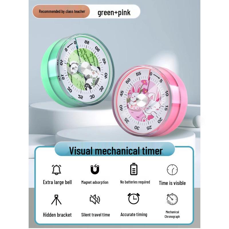 Silent Visual Timer Clock for Student Self-Discipline