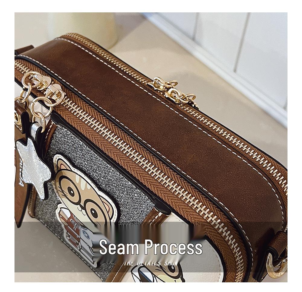 Women's Trendy Cute Cartoon Crossbody Camera Bag