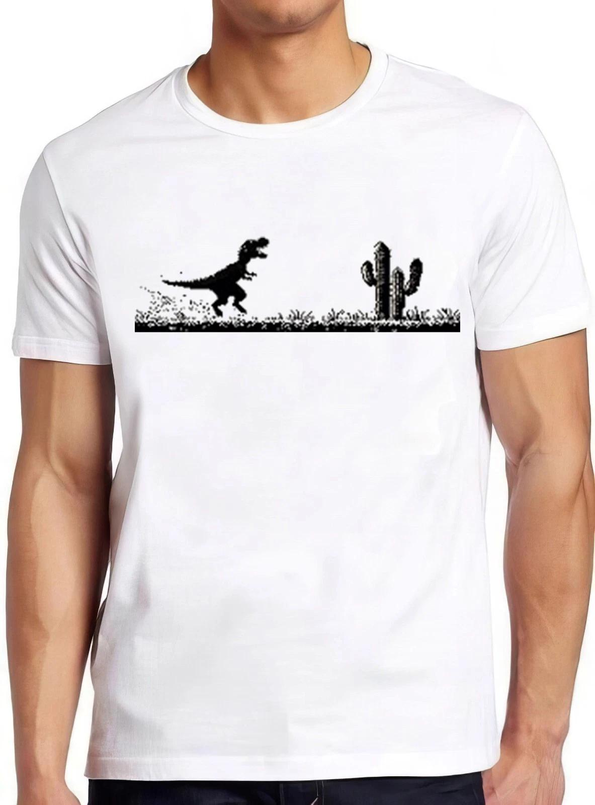 Trex Dinosaur Cactus Offline Hilarious Witty Humor Funny Gift Tee T Shirt 2397 S