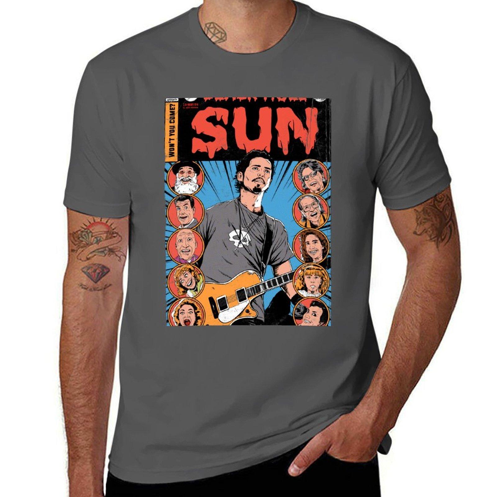 

Чорне Сонце 94 Футболка чоловіча футболки з графікою смішні футболки чоловіча футболка 4XL