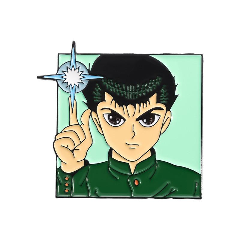 Anime Vibrant Japanese Themed Alloy Cartoon Character Enamel Pin Brooch Collectors For