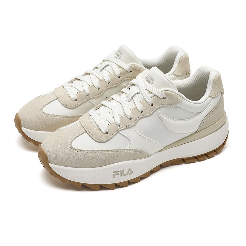Fila Lune Modern Non-Slip Low-Top Casual Shoes Women Sneaker White F12W441125FSA