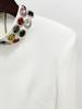High-End Strass- und Edelstein-Perlen-Langarmkleid - Mode Frühjahr 2026