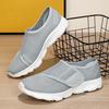 Damen Sommer Mesh Slipper Freizeitschuhe mit dicken Sohlen