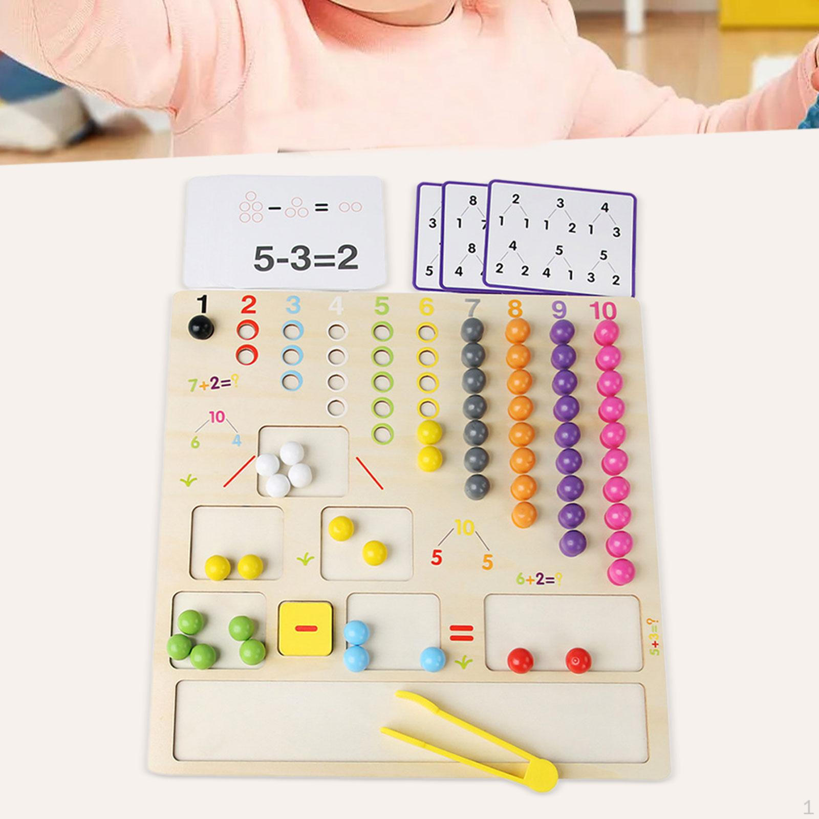 

Деревянные бусины для колышков, игра с зажимом Монтессори, бусины для занятий дошкольного возраста