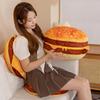 40cm Plyšová hračka Hamburger PP bavlna výplň Útulný dotyk Mäkký Krásny Vankúš na chrbát Spoločník na spanie Simulácia 3D Plyšový Burger
