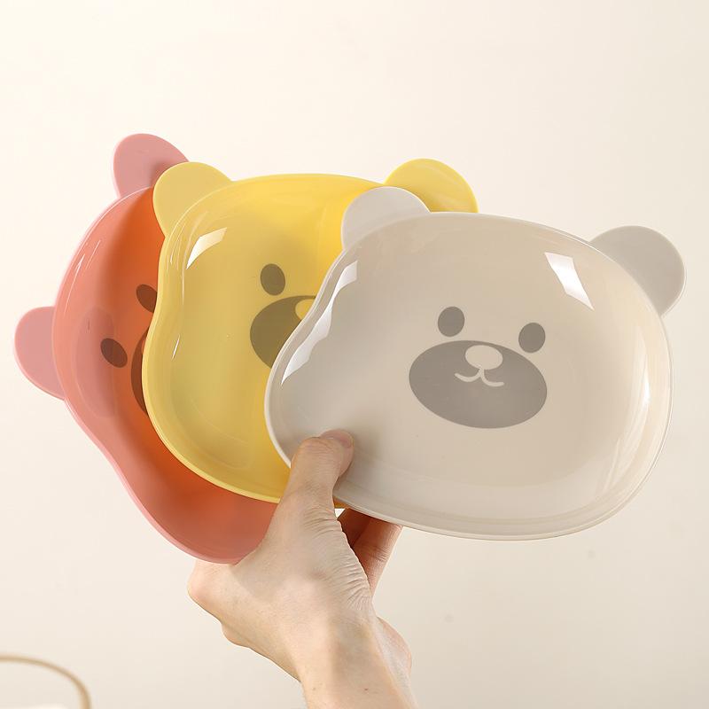 1 Pcs Lovely Bear Food Storage Tray Dried Fruit Snack Plate Appetizer Serving Platter For Party Candy Pastry Nuts Dish