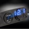 Marine Kippschalter-Panel mit Dual-USB-Ladegerät, wasserdichtem Voltmeter und Steckdose für 12V Auto, Boot