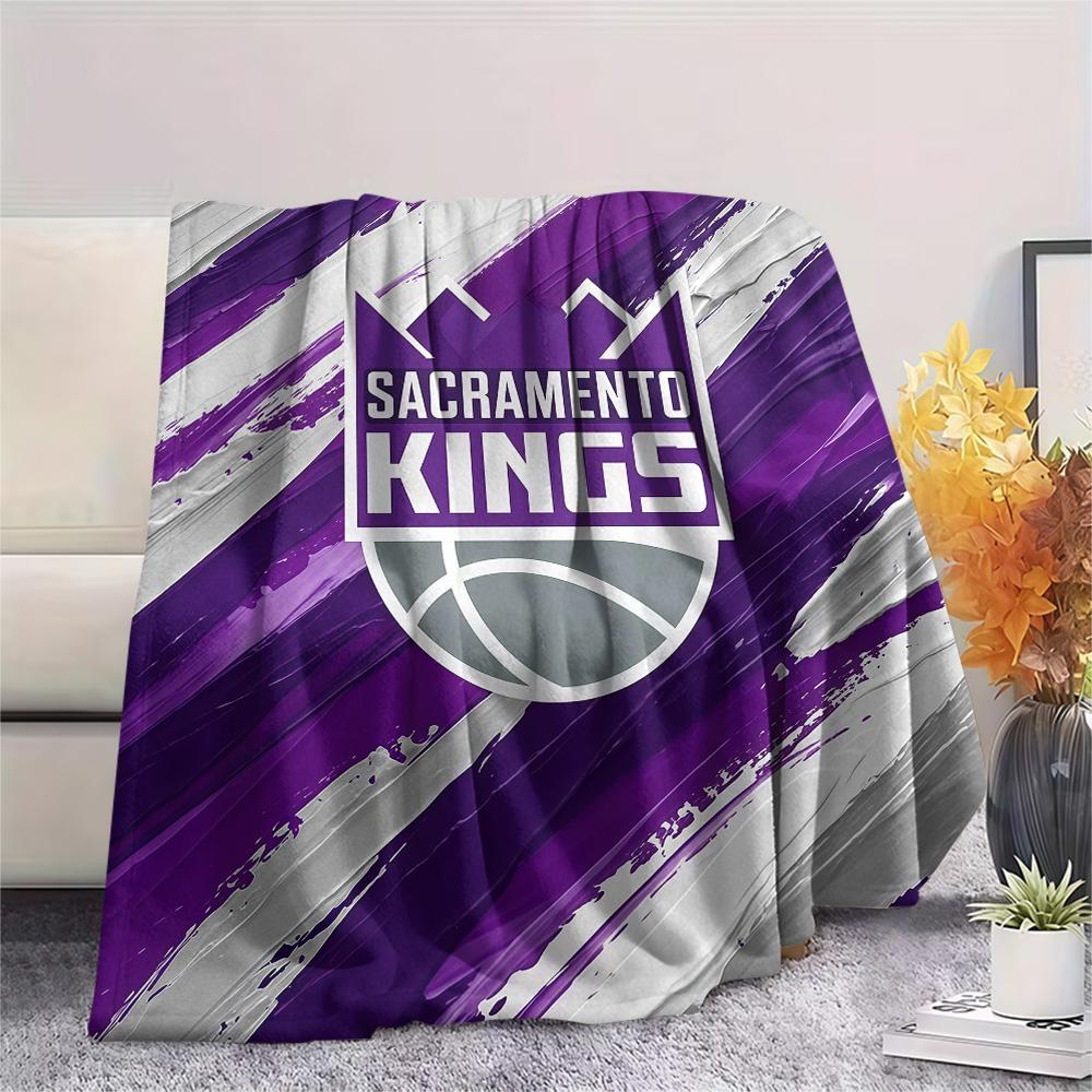 Sacramento Kings Flannel Blanket, High quality Comfortable for All Seasons, Home Decor, Warmth and Comfort