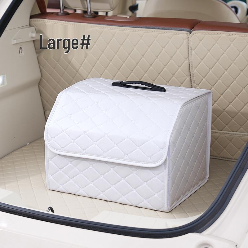 Leather Multi-Function Folding Car Trunk Storage Box